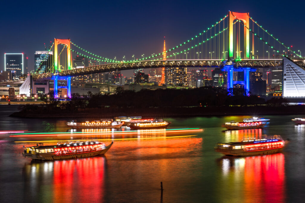 レインボーブリッジの夜景