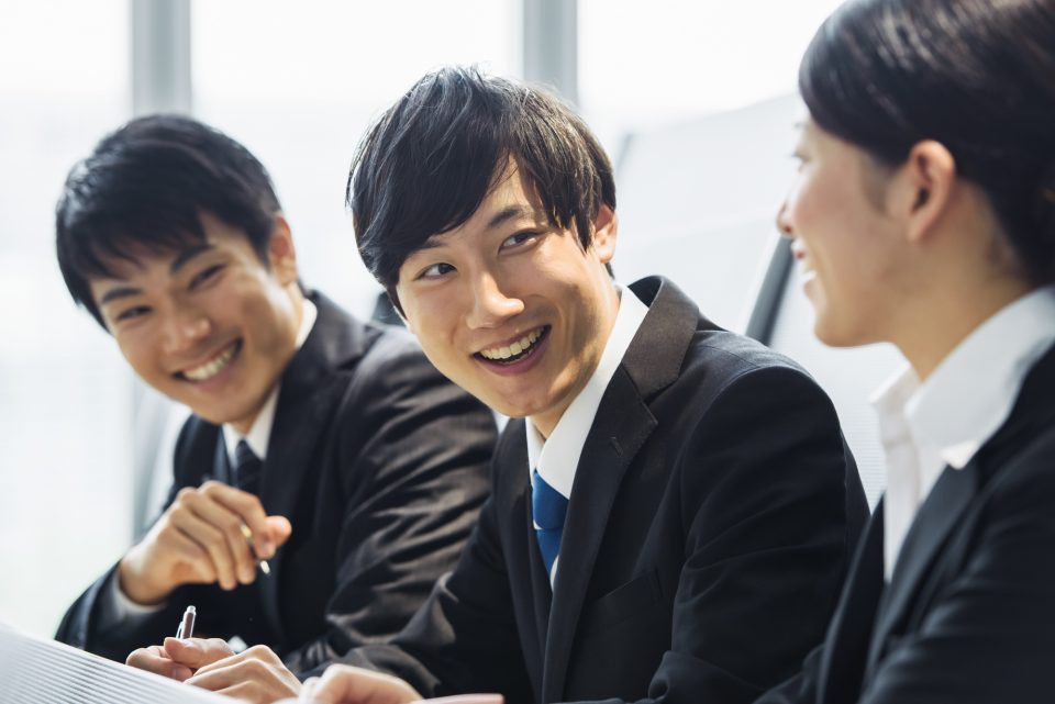 同期同士で話す様子