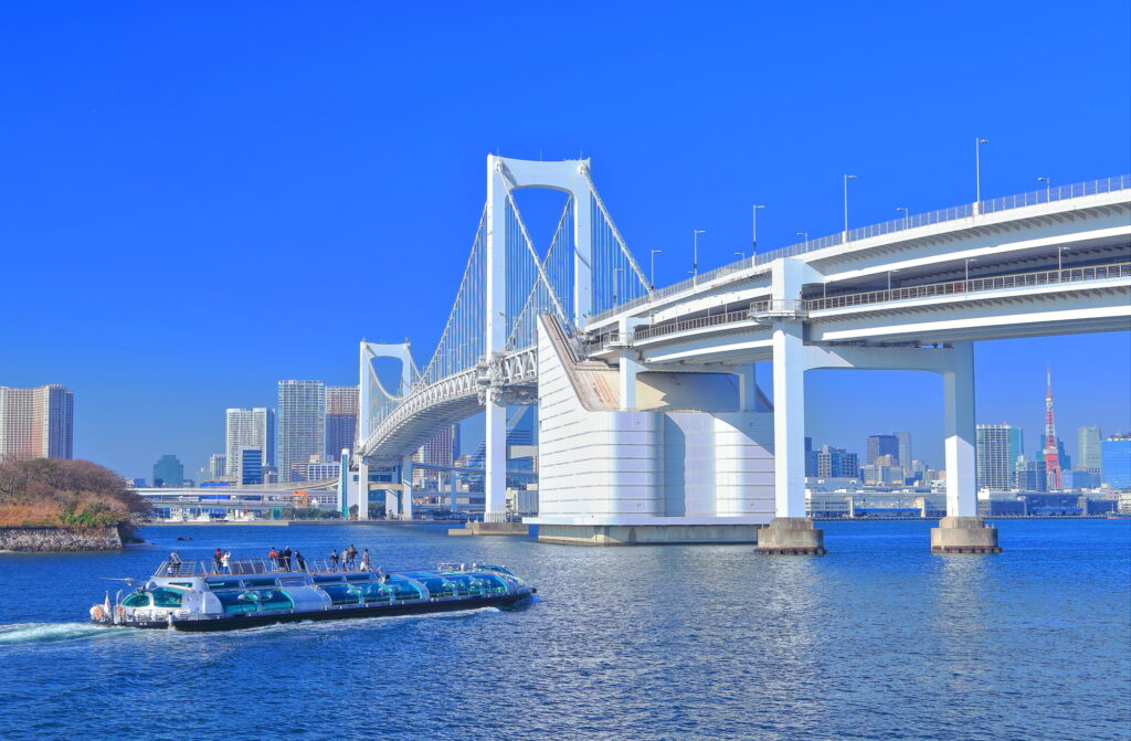 レインボーブリッジの景色