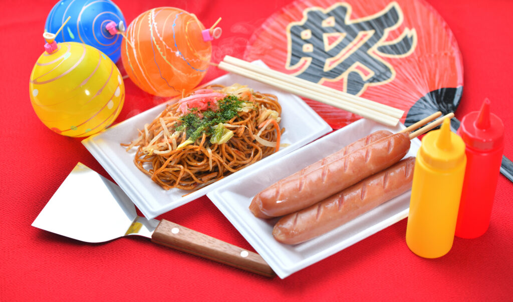 お祭りの屋台料理