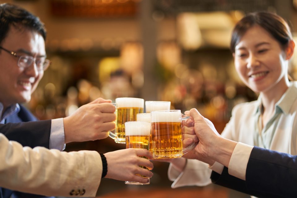 みんなで乾杯