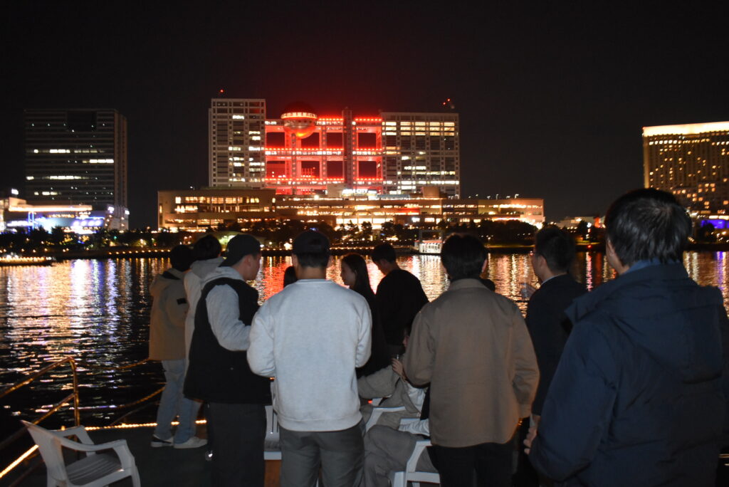 お台場フジテレビの夜景