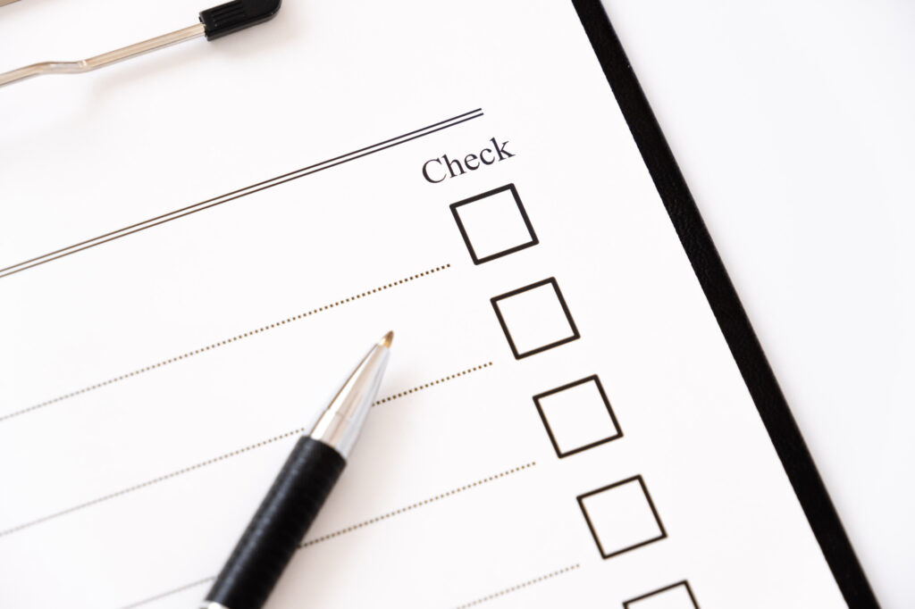 チェックリスト