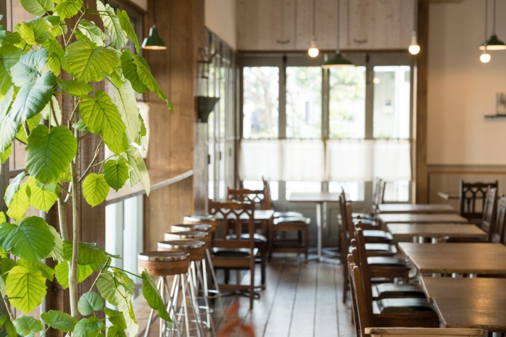 カフェの店内