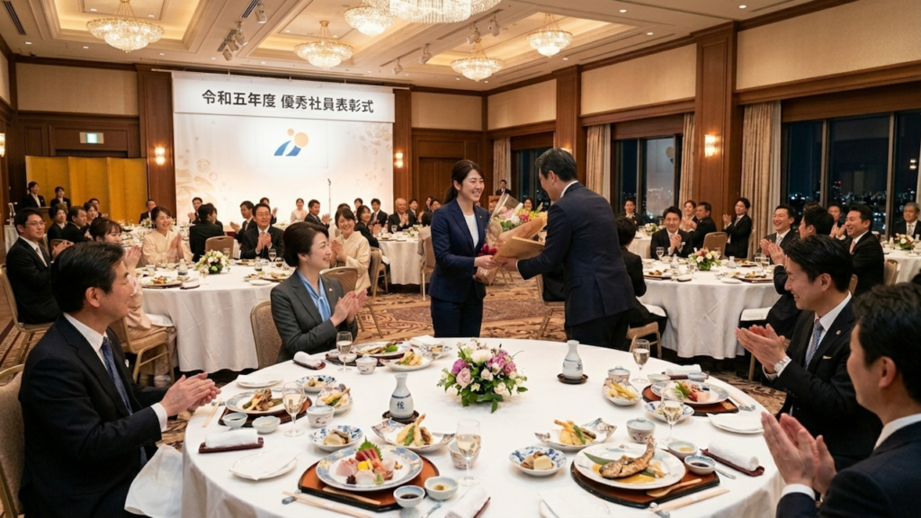 社員表彰式の様子