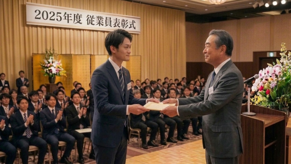 従業員表彰式